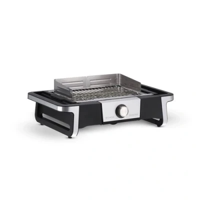 Afbeelding van Severin PG 8113 Tafelgrill Tafel CoolTouch behuizing, Kabelgebonden, Traploze temperatuurregeling Zwart/zilver