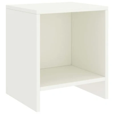 Afbeelding van Nachtkastje 35x30x40 cm massief grenenhout wit