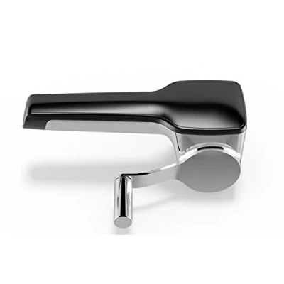 Afbeelding van WMF Kitchen classics Kaasrasp 20 x 14 8 cm, kaasmolen met trommelrasp, Cromargan roestvrij staal, Parmezaanse rasp, ook geschikt voor linkshandigen, zwart