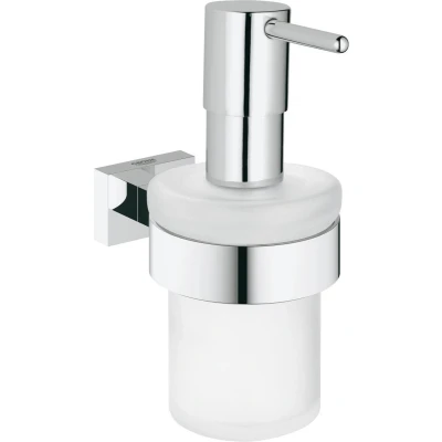 Afbeelding van GROHE Essentials Cube zeepdispenser met houder
