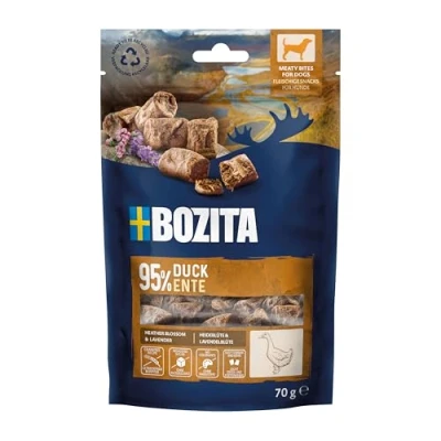 Afbeelding van 70g Bozita Meaty Bites Eend hondensnacks