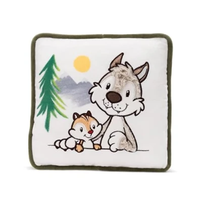 Afbeelding van NICI, Kinderkussens, 49955 Kussen wolf Winny &amp; eekhoorn Jojo 25x25cm (25 x 25 cm)