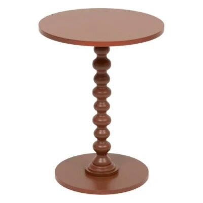 Afbeelding van Atmosphera Alix bijzettafel Ø38xH50cm Terracotta