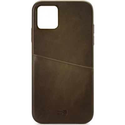 Afbeelding van Senza Desire Leather Cover with Card Slot Apple iPhone 11 Burned Olive