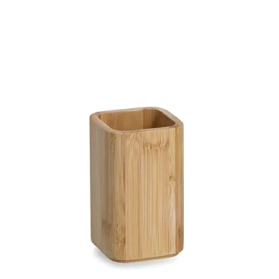 Afbeelding van Zeller tandenborstelhouder bamboe hout 7 x 11 cm