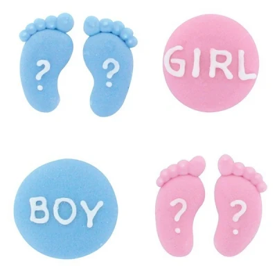 Afbeelding van Culpitt Suikerdecoratie Boy Or Girl 25mm 12st.
