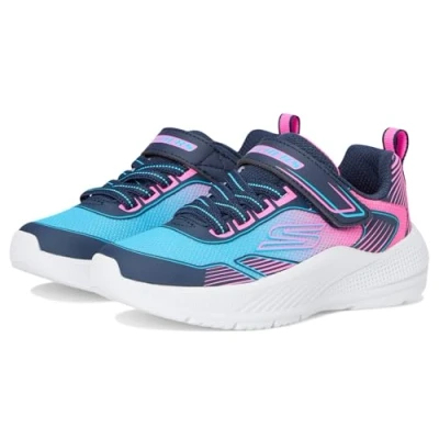 Image de Skechers Microspec Advance baskets pour Garçon, Navy &amp; Blue Textile/Navy Synthetic/Charco, 32 EU