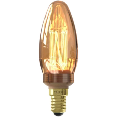 Afbeelding van Calex Lichtbron C Kaars Glas Goud 0 x cm (BxHxD)