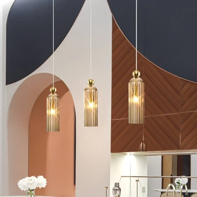 Afbeelding van Maytoni Antic hanglamp, glazen kap in Cognac