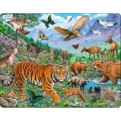 Afbeelding van Larsen Legpuzzel Maxi Siberië Junior Karton 36 Stukjes