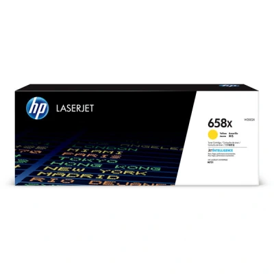 Image de Toner jaune LaserJet HP 658X authentique grande capacité