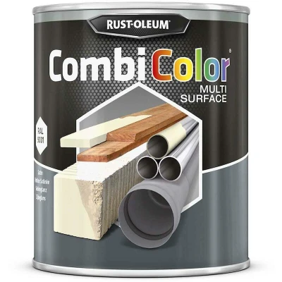 Afbeelding van Rust oleum Combicolor Multi surface Zijdeglans 9001 750 Ml