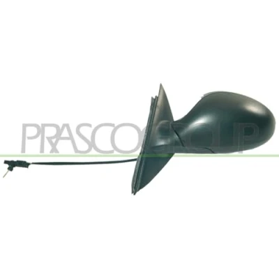 Afbeelding van Buitenspiegel Prasco ST0337114P Premium Links zwart Manueel Van binnen instelbaar, Instellen: kabel, Bol vormig SEAT: Ibiza 3