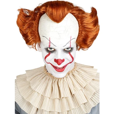 Afbeelding van FUNIDELIA Pennywise pruik voor volwassenen It Chapter Two Rood