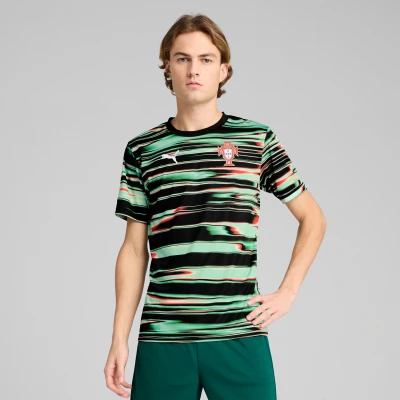 Afbeelding van Puma Portugal FPF Prematch Voetbalshirt Land, Heren, Maat: Medium, Black/white