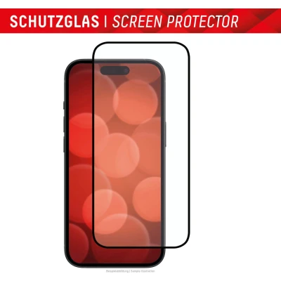 Afbeelding van Displex Real Glass Full Cover Screenprotector voor iPhone 15 Plus &amp; Pro Max Transparant