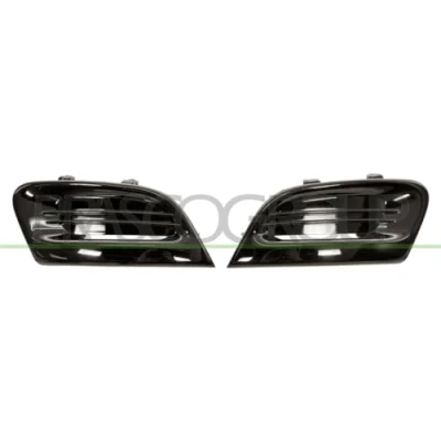 Afbeelding van PRASCO RN2012140 Grille Auto Links, rechts Glanzend Zwart