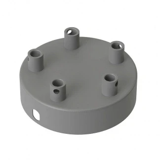 Afbeelding van Plafondkap Calex (Rond, 5 lampen, Beton)