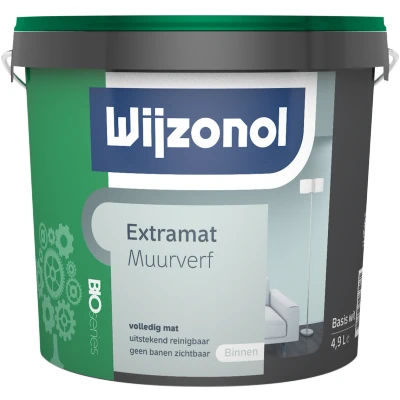 Afbeelding van Wijzonol Muurverf Extramat 5 liter Muurverven