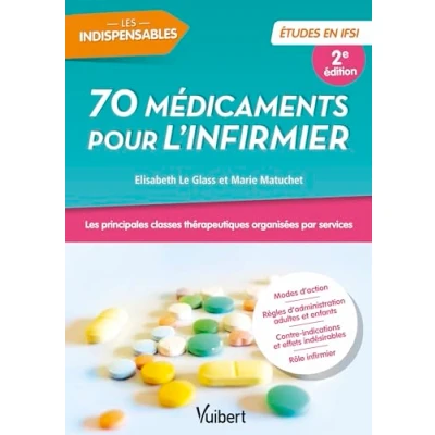 Afbeelding van 70 medicaments pour l&#039;infirmier etudes en ifsi les principal