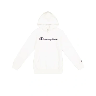 Image de Champion Legacy Boy Big Logo Hoodie Sweat à Capuche Garçon, White (Ww001), 13 14 ans