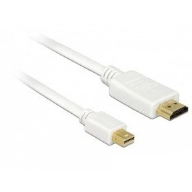 Afbeelding van Premium Mini DisplayPort 1.1a naar HDMI 1.3 kabel (Full HD 1080p) / wit 0,50 meter