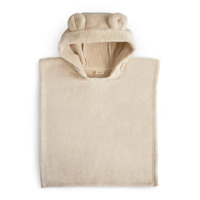 Afbeelding van Mushie badponcho beer fog 1 3 jaar