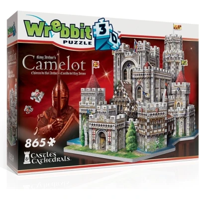 Afbeelding van Wrebbit 3D Puzzel King Arthur&#039;s Camelot 865 stukjes