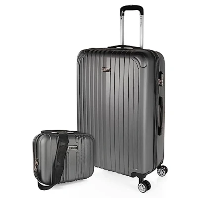 Afbeelding van ITACA Set reiskoffers van ABS met 4 wielen, stevig en lichtgewicht, handvat vergrendeling, cabinekoffer voor handbagage, medium grote koffer, beautycase T71500