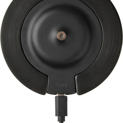 Afbeelding van Gubi Seine tafellamp, IP44, brons antiek, mat glas