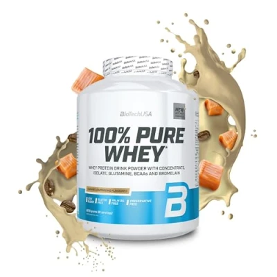 Afbeelding van Biotech USA 100% Whey (2,27kg) Karamel/Cappuccino