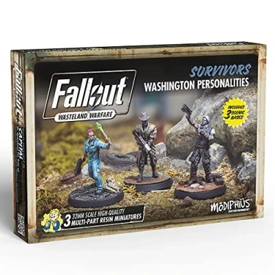 Afbeelding van Fallout: Wasteland Warfare Survivors: Washington Personalities Uitbreiding Modiphius Entertainment