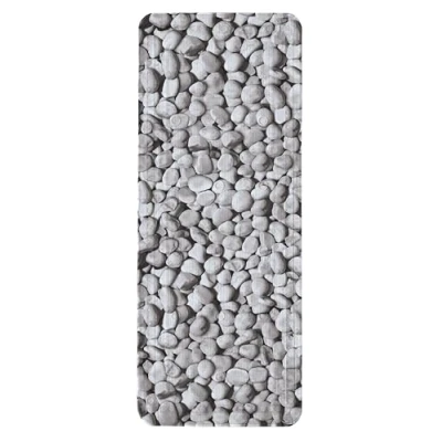 Afbeelding van Kleine Wolke Anti slip badmat Stepstone grijs 36x 92 cm
