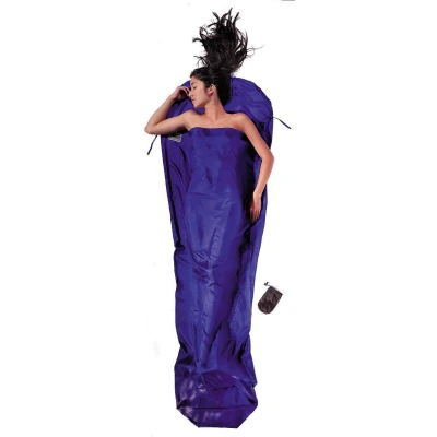 Afbeelding van High Peak Mummieslaapzak Zijde Blauw