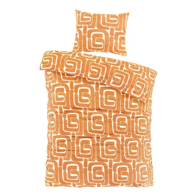 Afbeelding van Day Dream Sem Dekbedovertrek Eenpersoons 140x200/220 cm Oranje