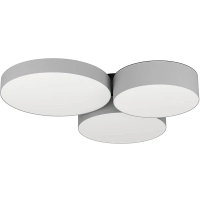 Afbeelding van EGLO connect.z Barbano Z Plafondlamp 60,5 cm Grijs/Wit Instelbaar RGB &amp; wit licht Dimbaar Zigbee