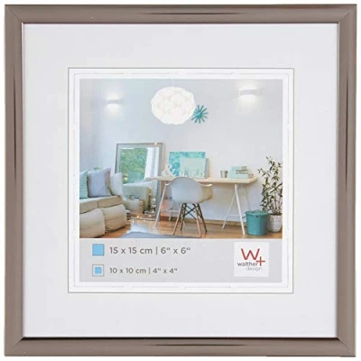Afbeelding van walther design KV150D New Lifestyle kunststof fotolijst, staal, 15 x cm