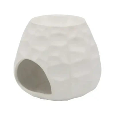 Afbeelding van Scentchips® Gebeiteld Mat Wit waxbrander geurbrander