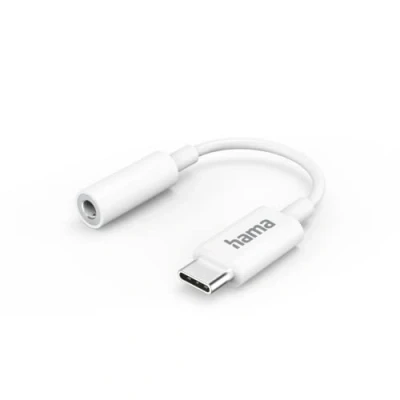 Image de Hama Adaptateur Usb c / 3.5 Mm Jack Blanc (00201524)