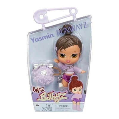 Afbeelding van Bratz Goin&#039; Out Pop jade 1 modepop om te verzamelen met outfit, handtas, zonnebril en borstel speelgoed voor kinderen vanaf 6 jaar