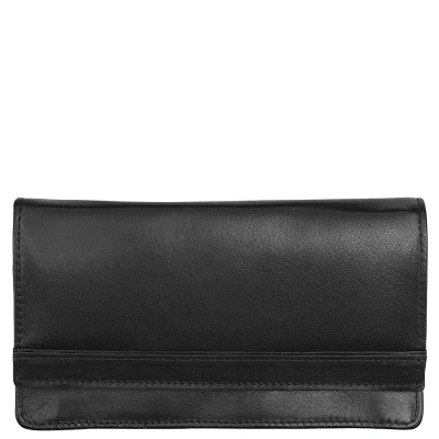 Afbeelding van dR Amsterdam 67 Series Damesportemonnee RFID 8cc black Dames portemonnee