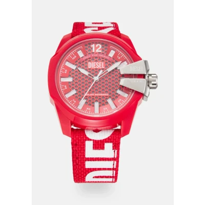 Afbeelding van Diesel heren Baby Chief horloge DZ4619 in de kleur Rood