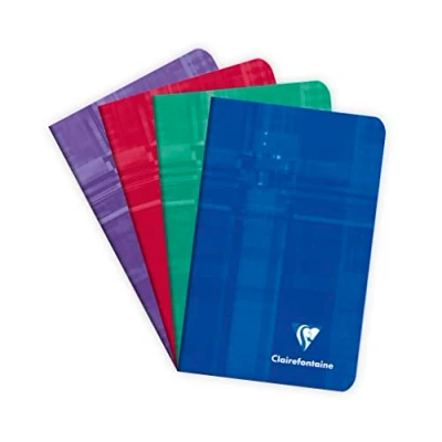 Image de Clairefontaine Carnet piqué, 75 x 120 mm, ligné, 48 pages