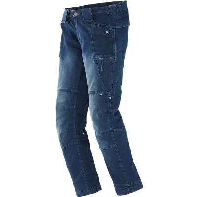 Afbeelding van Werkspijkerbroek met stretch, kleur jeansblauw, maat 48