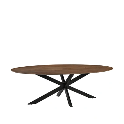Afbeelding van LABEL51 Eettafel James Ovaal Naturel 240cm