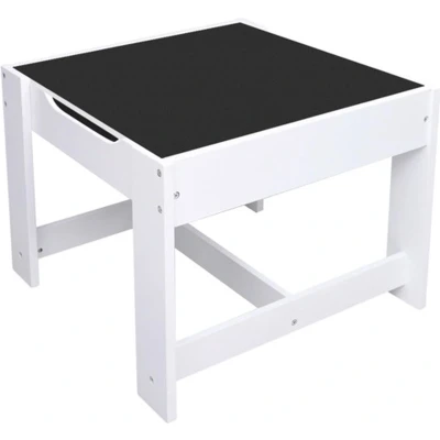Afbeelding van vidaXL Kindertafel en stoel Wit