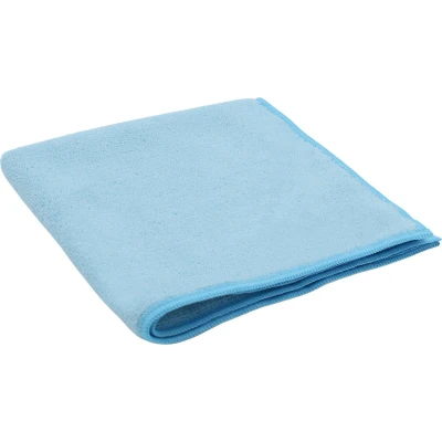 Afbeelding van Microvezeldoek 38x38 cm gerecycled microvezel 5 stuks blauw