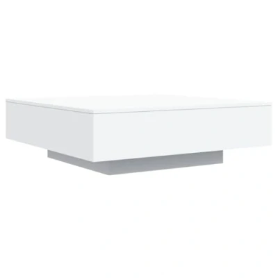Image de vidaXL Table basse blanc 100x100x31 cm bois d&#039;ingénierie836595