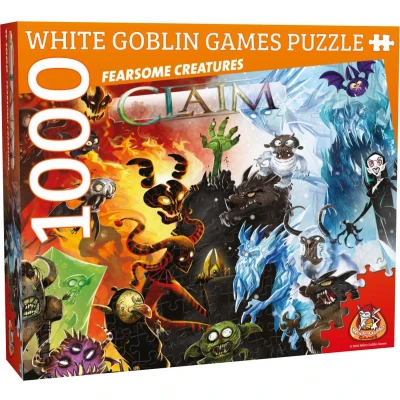 Afbeelding van White Goblin Games Claim Puzzle: Fearsome Creatures