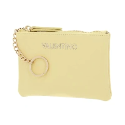 Afbeelding van VALENTINO Sleutelgeval Zero Re Zip Wallet Vaniglia Lichtgeel